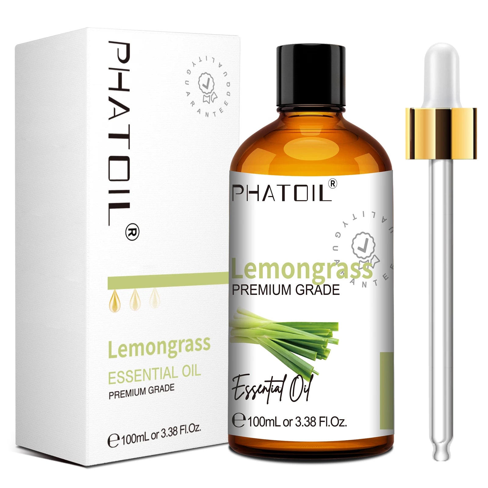 PHATOIL 100ml Pure Essential Oil For Skin Eucalyptus Peppermint Vanilla Tea tree Ylang Ylang Bergamot Aromatherapy Essential Oil