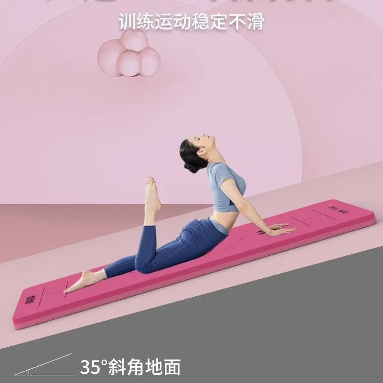 TPE environmentally friendly odorless dual color yoga mat for men women,widened anti slip soundproof fitness mat,dance floor mat